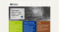 Desktop Screenshot of braddonbusiness.com.au